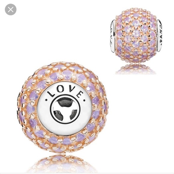 Pandora Jewelry - NWT Pandora essence love charm, 14k rose gold